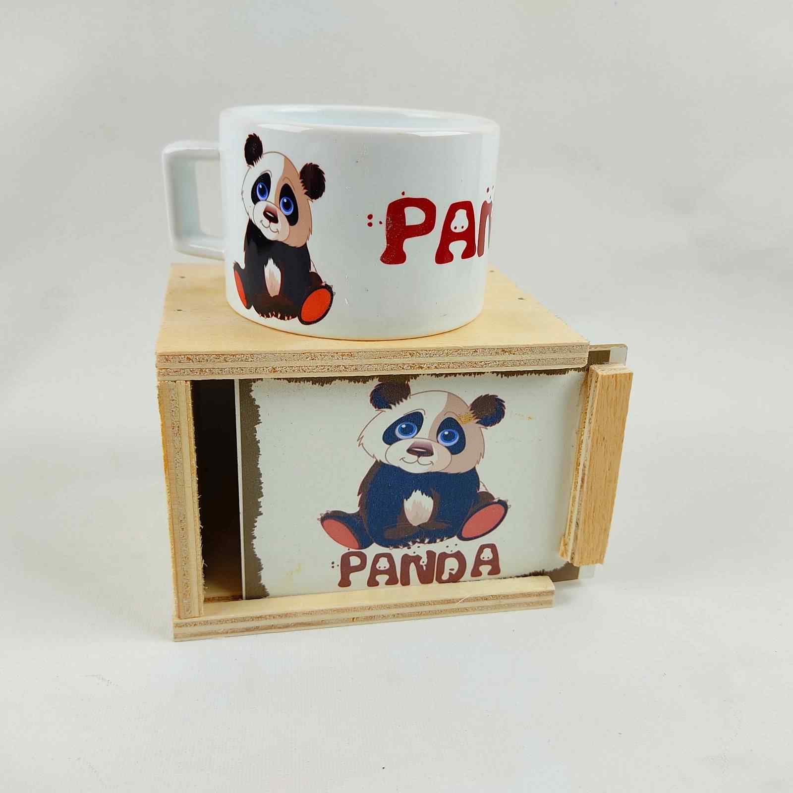 Panda Kutulu Kupa Ve İyi Ki Doğdun Adlı Kitap 2Li Set