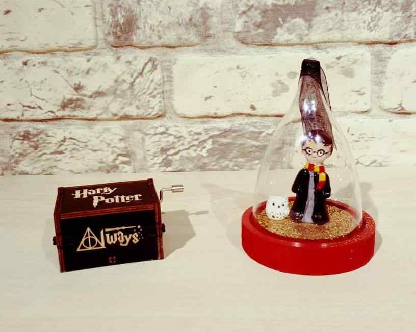 Harry Potter Müzik Kutusu Ve Harry Potter Sihirli Sim Küresi Hediye Seti