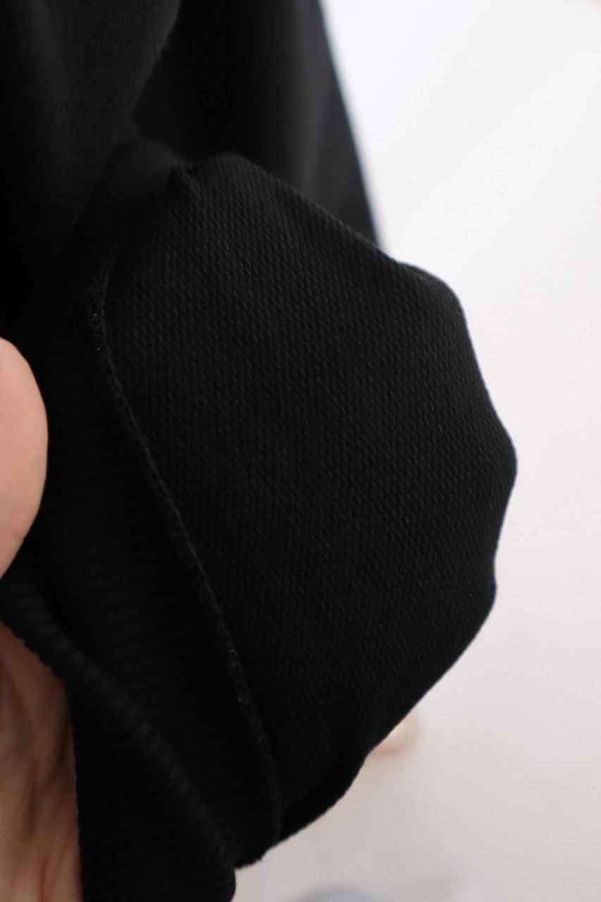 Akatsuki Anime Siyah Kapüşonlu Kol Detaylı Sweatshirt