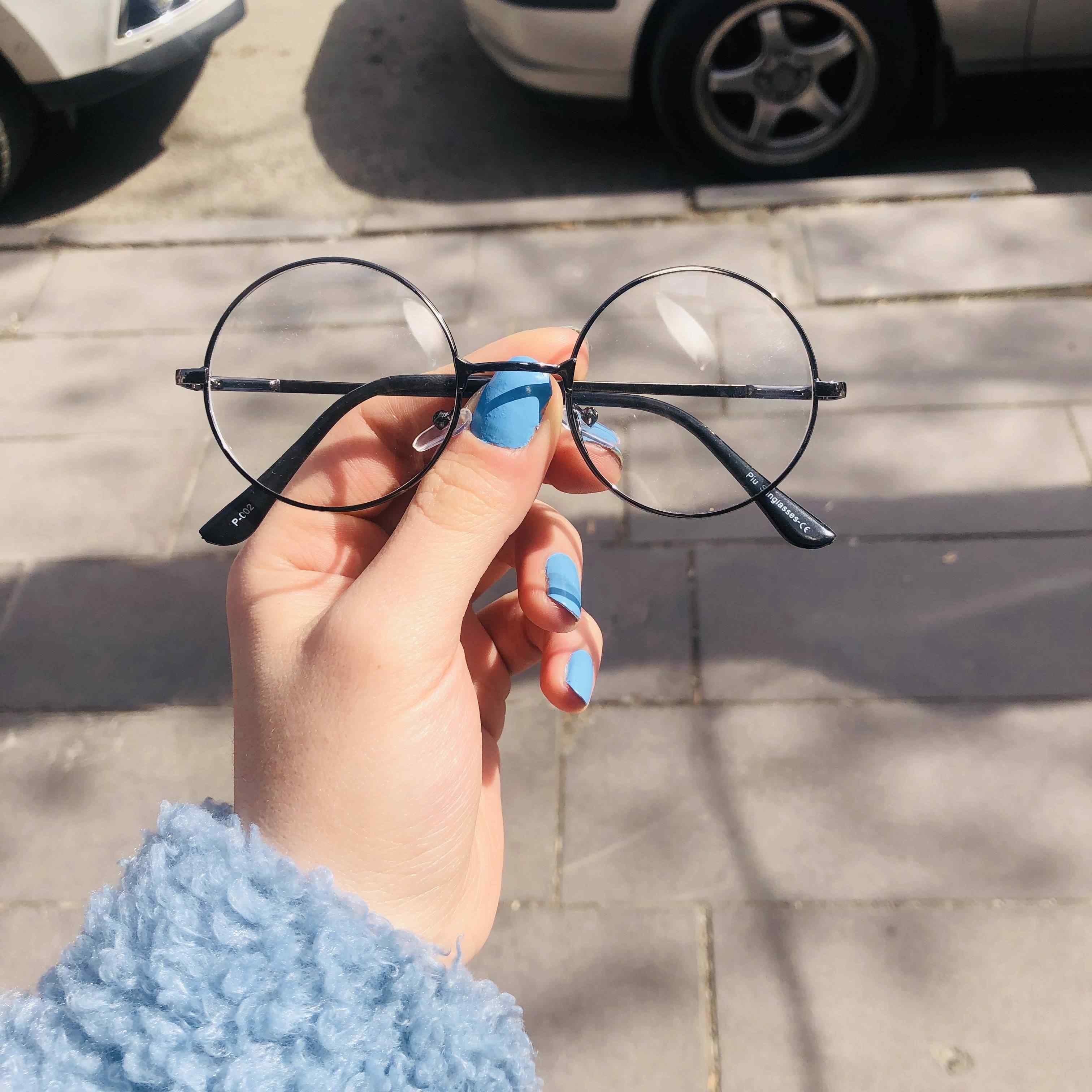 Yuvarlak Model Gözlük - HarryPotter Gözlüğü Yeni Trend
