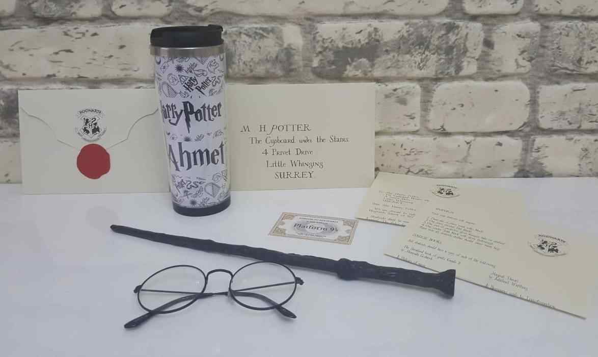 Kisiye Ozel Harry Potter Hediye Seti