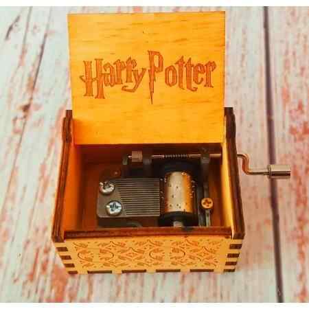 Harry Potter Ahsap Muzik Kutusu El Yapimi Music Box