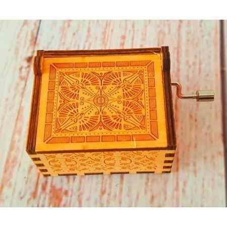 Harry Potter Ahsap Muzik Kutusu El Yapimi Music Box